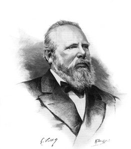 Portret van Willem III (1817-1890) Koning der Nederlanden. Gravure in 