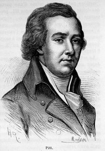 Portret van William Pitt de Jongere (1759-1806), voormalig Brits minister