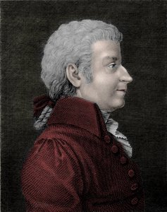 Portret van Wolfgang Amadeus Mozart jong (1756 - 1791) componist door Unknown artist