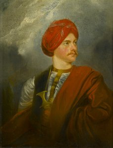 Portret van een Man in Oosterse Kleding
