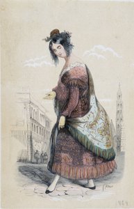 Portret van een zigeuner uit Sevilla door Unknown artist