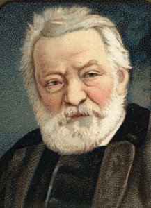 Portret van de Franse schrijver Victor Hugo (1802-1885).