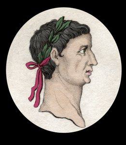 Portret van de Romeinse keizer Tiberius door Unknown artist