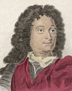 Portret van de maarschalk van Villars (Claude Louis Hector) (1653-1734), hertog van Villars, prins van Martigues, burggraaf van Melun (gravure 19e eeuw)