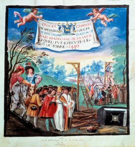 Proces van Gilles de Rais door Unknown artist