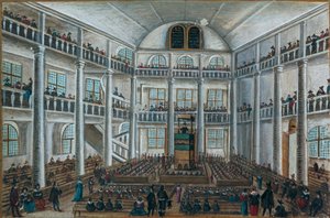 Protestantse kerk van Charenton, uit Liber Amicorum, Spira door Unknown artist