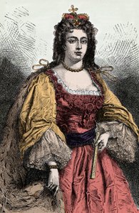 Koningin Anne - Portret van Anne Stuart (1665-1714), koningin van Engeland, Ierland en Schotland door Unknown artist