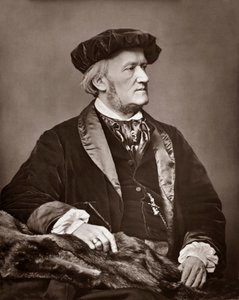 Richard Wagner (1813-1883) Duitse componist. Portretfoto