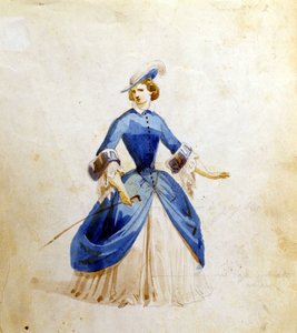 Voorstelling van Violetta in de opera 
