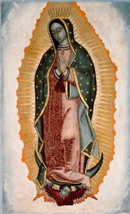 Afbeelding van de Maagd (of Onze-Lieve-Vrouw) van Guadalupe