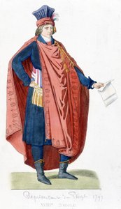Vertegenwoordiger van het volk tijdens de Franse Revolutie van 1792