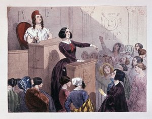 Republikeinse Vrouwenclub, Revolutie 1848 (club geleid door Pauline Roland) door Unknown artist
