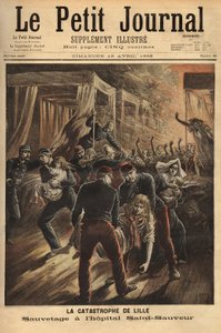 Redding bij het Saint Savior Hospital van Lille door Unknown artist