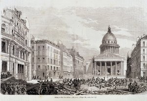 Revolutie van 1848: Aanval op het Pantheon op 24 juni 1848 - in 
