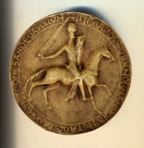 Richard I Leeuwenhart (1157 - 1199) te paard
