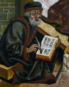 Schrijver, Franco-Rijnlandse kunst, (detail)