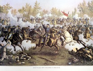 Secessieoorlog (1861 - 1865) of Amerikaanse Burgeroorlog: 19 oktober door Unknown artist