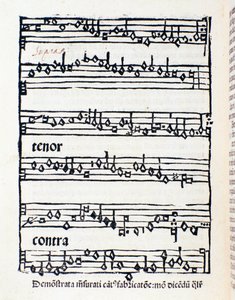 Bladmuziekpagina voor Musicologische studies en documenten door Nicola Burzio door Unknown artist
