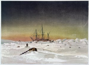 Schip in het ijs - in 