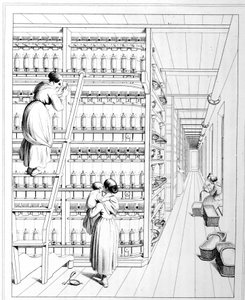 Zijde malen volgens de Keller-methode door Unknown artist