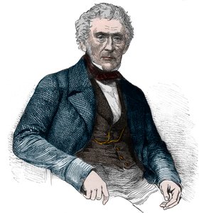 Sir David Brewster, Schotse natuurkundige - Portret van David Brewster (1781-1868) door Unknown artist