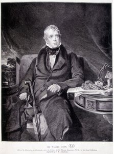 Sir John Walter Scott 1771/1832, Engelse schrijver en dichter. door Unknown artist