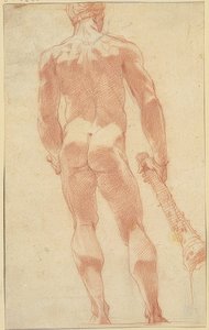 Staande Hercules van achteren gezien door Unknown