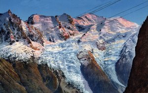 Telepherique Planpraz-le-Brevent Chamonix, Haute-Savoie, Rhône-Alpes, Frankrijk