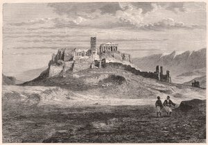 De Akropolis van Athene tijdens de XIX eeuw
