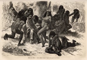 De Chunchos-indianen vielen het team van Marcoy aan, in de Caravaya-vallei (Andes-cordilliere), maar de laatsten hadden niets om te vliegen, de indianen hadden plezier met het uitkleden van de ontdekkingsreizigers en het opmaken van hen met rockoo-zaden. G