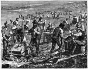 De diamantvelden aan de Kaap - Diamanten wassen in Zuid-Afrika in de 19e eeuw