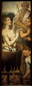 De martelaar van Sint Johannes de Evangelist