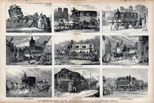 De Omnibus van Parijs: hun transformaties in de 19e eeuw