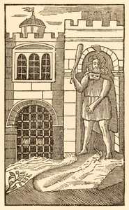 De pelgrims nu, om het vlees te bevredigen uit The Pilgrims Progress From This World, To That Which Is To Come door John Bunyan door Unknown