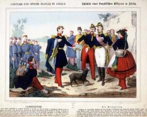 De avonturen van een Franse officier in Afrika door Unknown artist