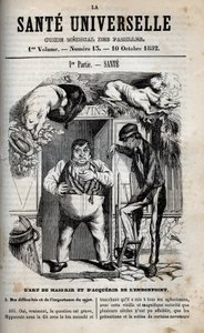 De kunst van afvallen en aankomen - gravure in 
