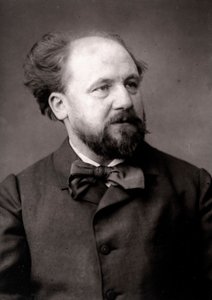 De kunstenaar Jean-Joseph Weerts geportretteerd ter gelegenheid van de Salon van Parijs in 1883