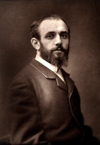 De kunstenaar Norbert Goeneutte gefotografeerd ter gelegenheid van de Salon van Parijs in 1881 door Unknown