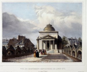 De boetekapel van Lodewijk XVI in Parijs door Unknown artist
