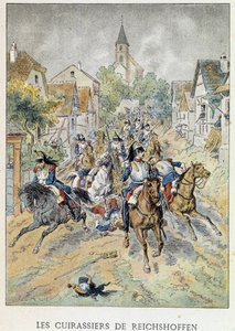 De slagschepen van Reichshoffen (Froeschwiller Woerth, Froeschwiller-Woerth), 6 augustus door Unknown artist
