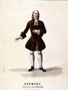 Het personage Alfredo Germont in 