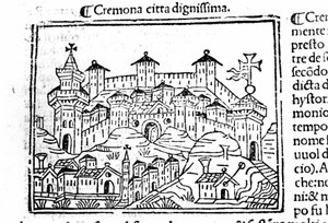 De stad Cremona na Jacopo Foresti