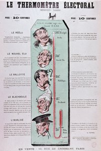 De electorale thermometer - tekening