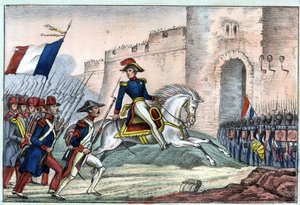 De intocht van het Franse leger in Algiers op 5 juli door Unknown artist