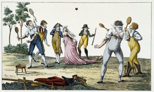 De lange palm - gravure, begin 19e eeuw door Unknown artist