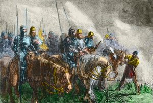 De ochtend van de slag bij Azincourt - 100-jarige oorlog: Slag bij Azincourt (Pas-de-Calais) op 25 oktober 1415 - Voor de Slag bij Azincourt