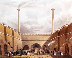 De nieuwe spoorlijn tussen Manchester en Liverpool. Inhuldiging. Liverpool en Manchester Railway