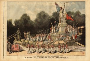 De triomftank van de republiek door Unknown artist