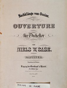 Titelpagina van de bladmuziek van Souvenirs D