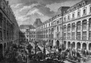Transformaties van Parijs onder het Tweede Keizerrijk, Parijs Haussmann: Place du Chateau d